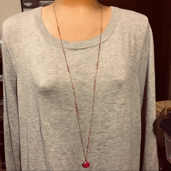 Jewelry - Long pink necklace